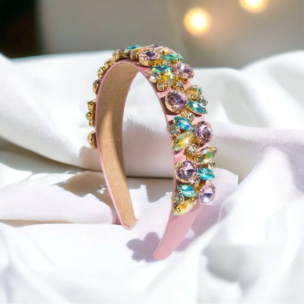 Sparkle & Shine: Rhinestone Easter Headband - Perfect for Mardi Gras & Beyond!